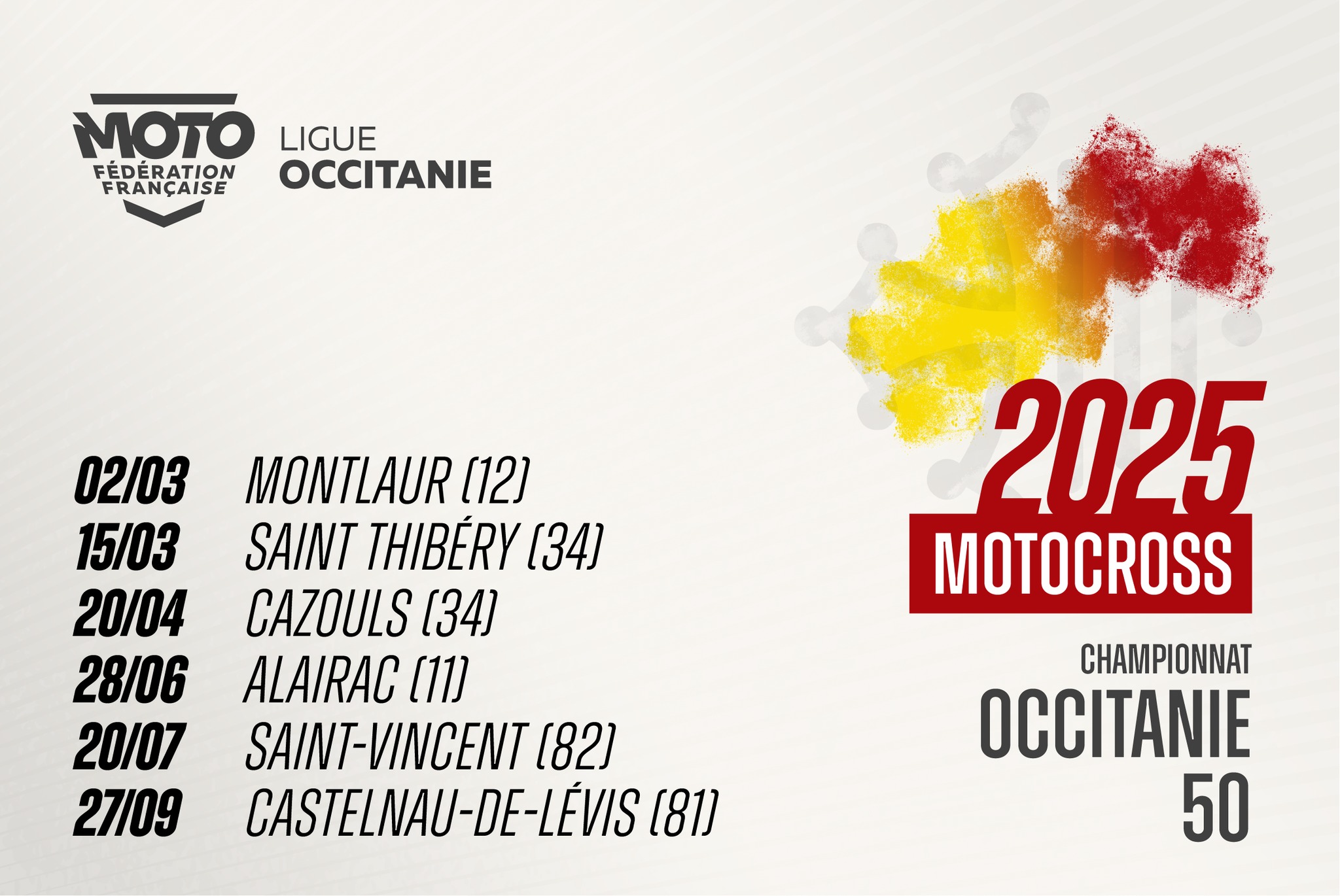 Championnat Motocross 2025 Occitanie Quad à Coufouleux (81)