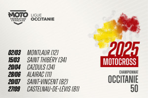 Championnat Motocross 2025 Occitanie Quad à Coufouleux (81)
