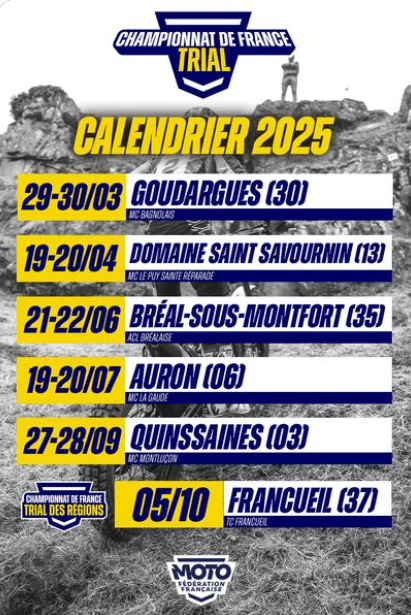 Championnat de France 2025 Trial des Régions