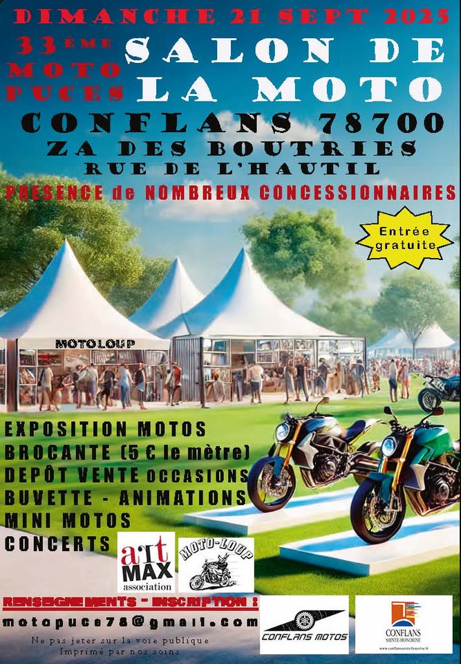 33ème Motopuces et 1er salon de la moto