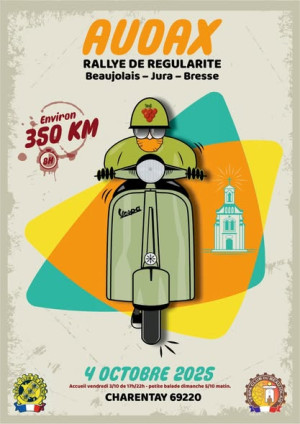 Rallye Audax du Vespa Club d'Angoulême