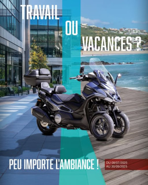 KYMCO - Profitez du CV3 avec une remise de 1000€ + 500€ d’accessoires OFFERTS