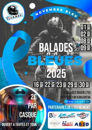 Balade Novembre Bleu 2025 avec l'AMMDF