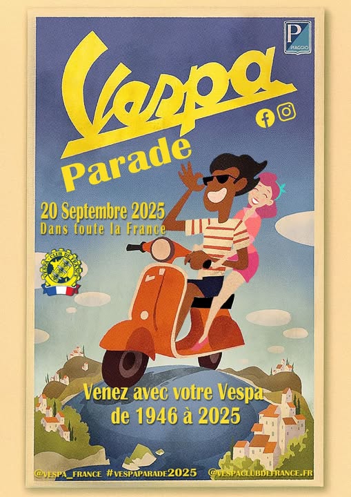 Vespa Parade avec Scoot Mania Nancy.