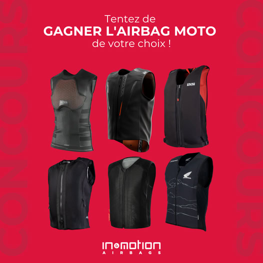 In&motion vous fait gagner l'airbag Moto de votre choix