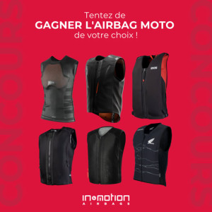 In&motion vous fait gagner l'airbag Moto de votre choix