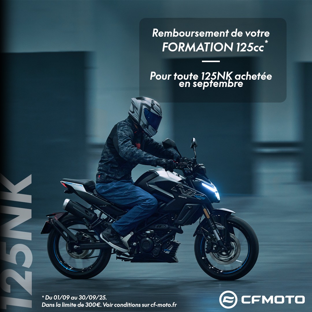 Les offres spéciales CFMOTO – jusqu’au 30 septembre 2025 Performance, design et équipements premium… à prix exceptionnel !