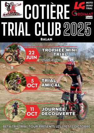 Journée découverte et Beta Try Trial Tour au Côtière Trial Club