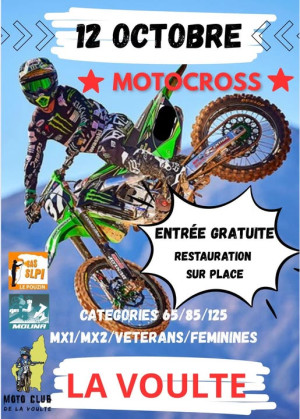 Championnat Motocross au Moto Club de La Voulte