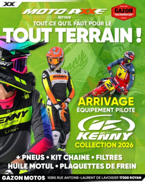 Moto Axxe Royan à fait le plein d'équipements pour le Tout-Terrain