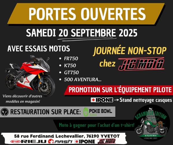 Portes ouvertes chez JLC Moto