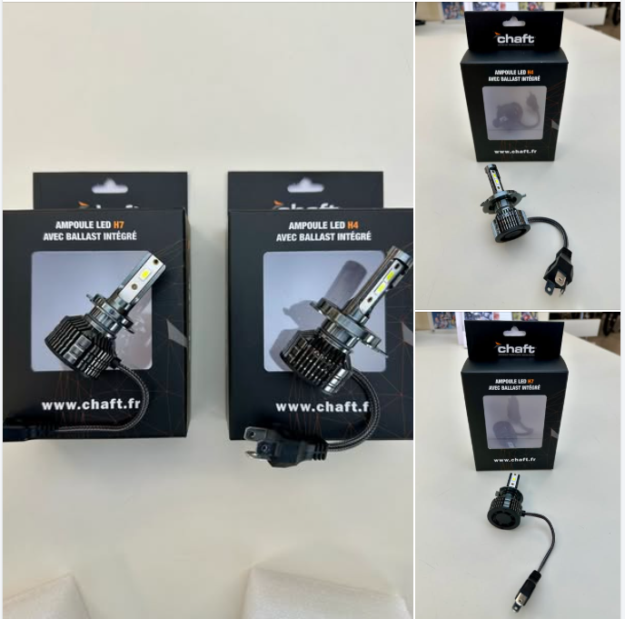 Nouveauté en stock chez LMSens- Les ampoules LED H4 et H7