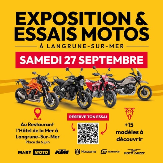 Exposition et essais motos avec KTM Caen / Mary Moto