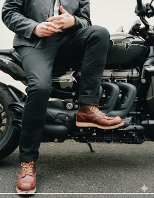 Rendez-vous chez votre concessionnaire  habituel pour découvrir la gamme de pantalons et jeans Techniques Triumph Motorcycles !
