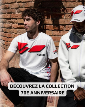 Édition limitée ! Inspirée des couleurs emblématiques de la R1 de 1998, la nouvelle collection vestimentaire Yamaha rend hommage à l'histoire et aux passionnés de Yamaha. 