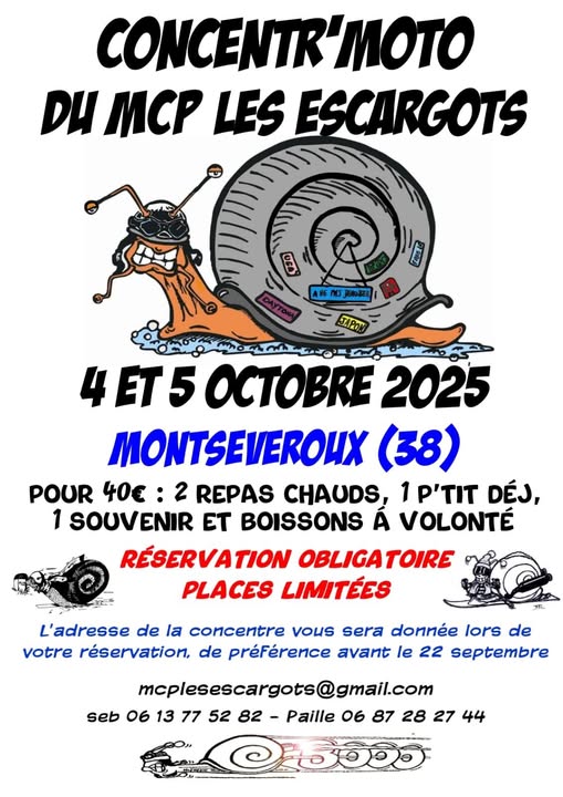 Concentr'Moto du MCP Les Escargots