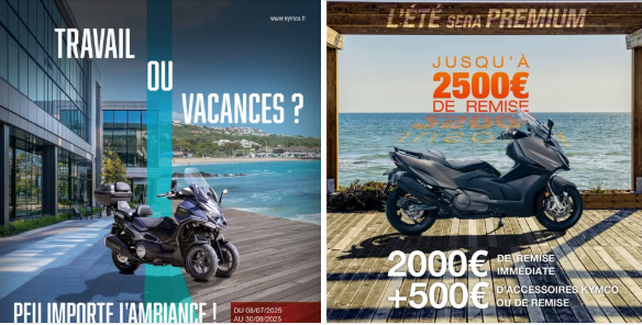 Les offres Kymco prolongées chez Saintes Motos