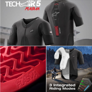 Découvrez les gilets airbag Alpinestars TEch-Air® 5 PLASMA chez Gazon Motos Royan