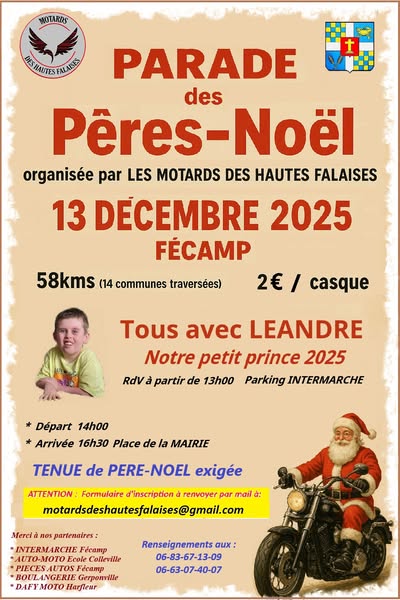 Parade des Pères Noël 2025