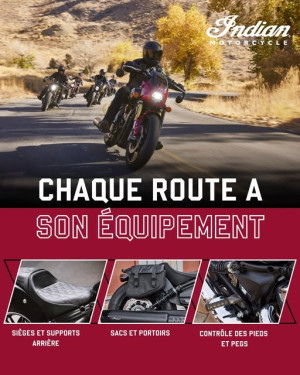 Accessoirisez votre Indian, selon votre façon de rouler