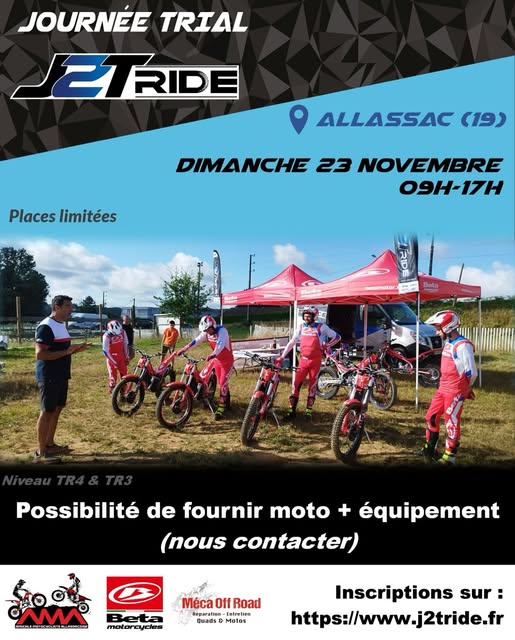 Journée Trial organisée par J2T Ride