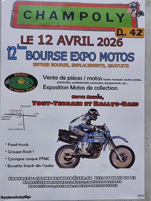 12ème Bourse Expo Moto de Champoly (42)