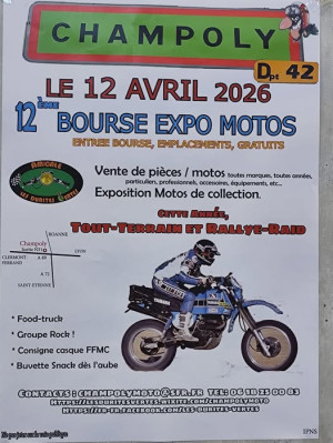 12ème Bourse Expo Moto de Champoly (42)