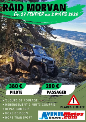 Randonnée Quads / SSV dans le Morvan avec Avenel Motos / Quads