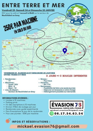 Randonnée Quad / SSV entre Terre et Mer par Evasion 76