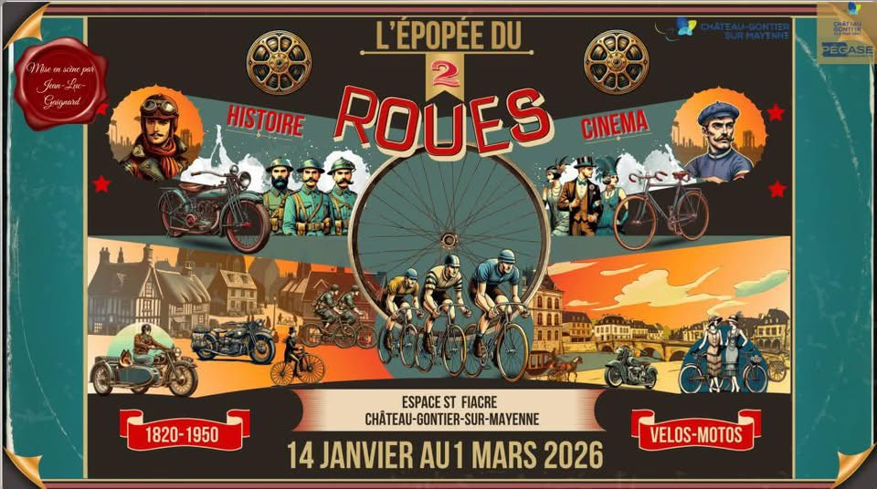 L'Epopée du 2 Roues : Exposition Incontournable de Vélos et Motos d'Époque