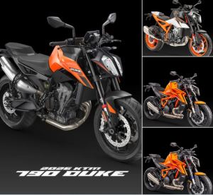 Découvrez la gamme KTM DUKE 2026 chez Moto 17