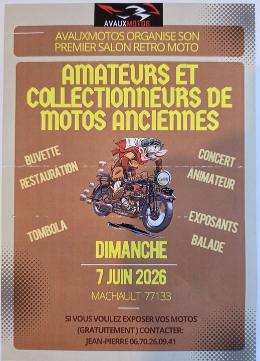 Salon Rétro Moto à Machault (77)