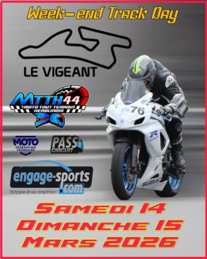 Week-end Track Day sur le circuit de Le Vigeant