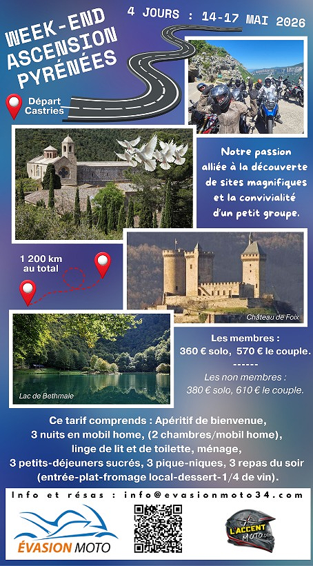 Cap sur les Pyrénées avec Évasion Moto