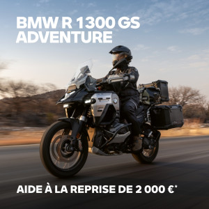 Profitez de 2 000 € d’aide à la reprise sur toute la gamme BMW R 1300 dans les concessions Boxer Passion ! 
