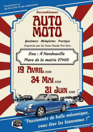 Rassemblement Moto / Auto avec  Team Claude Pist' Eure
