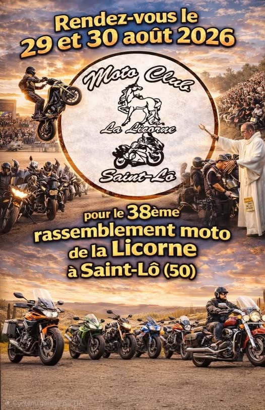 38ème Rassemblement Moto de LA LICORNE