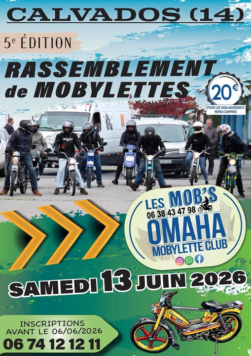 5ème rassemblement de mobylettes avec Les mobs d'Omaha