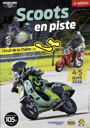 Scoots en Piste sur le circuit de la Chatre (36)