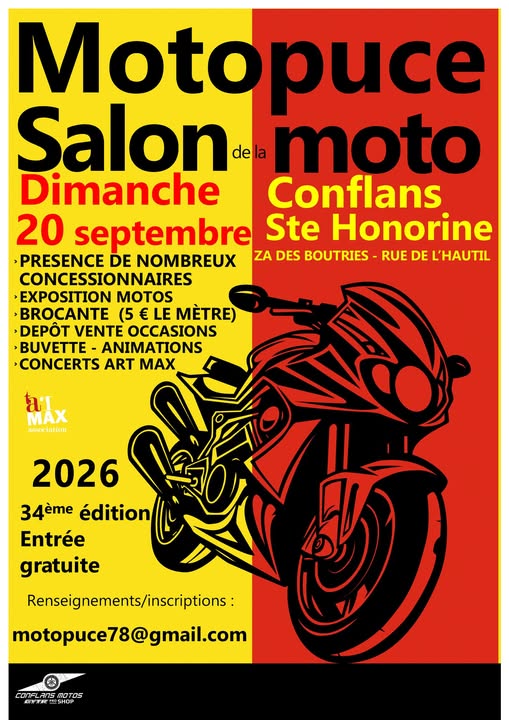 34ème édition de notre incontournable Salon Motopuce de Conflans-Sainte-Honorine