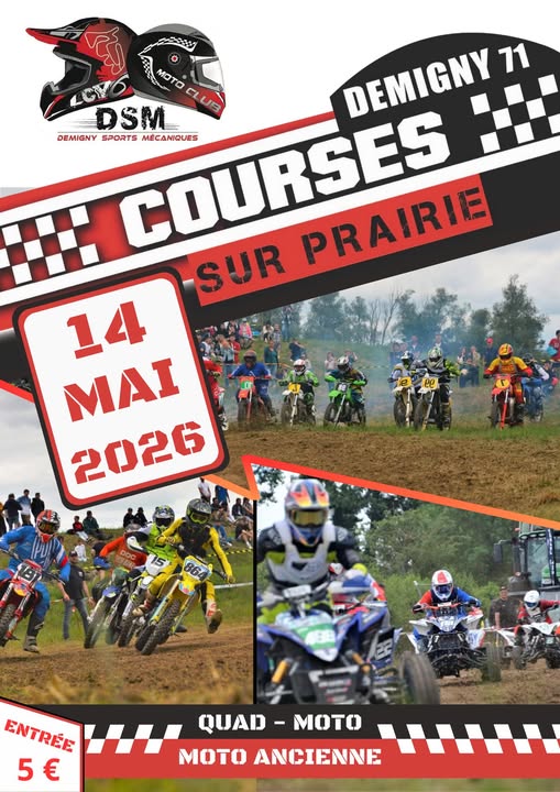 Courses sur prairie à Demigny (71)