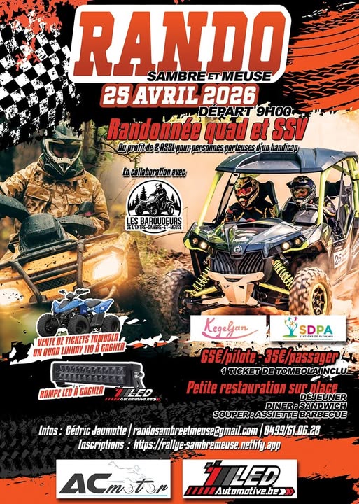  2ᵉ Rando Sambre & Meuse Quad/SSV