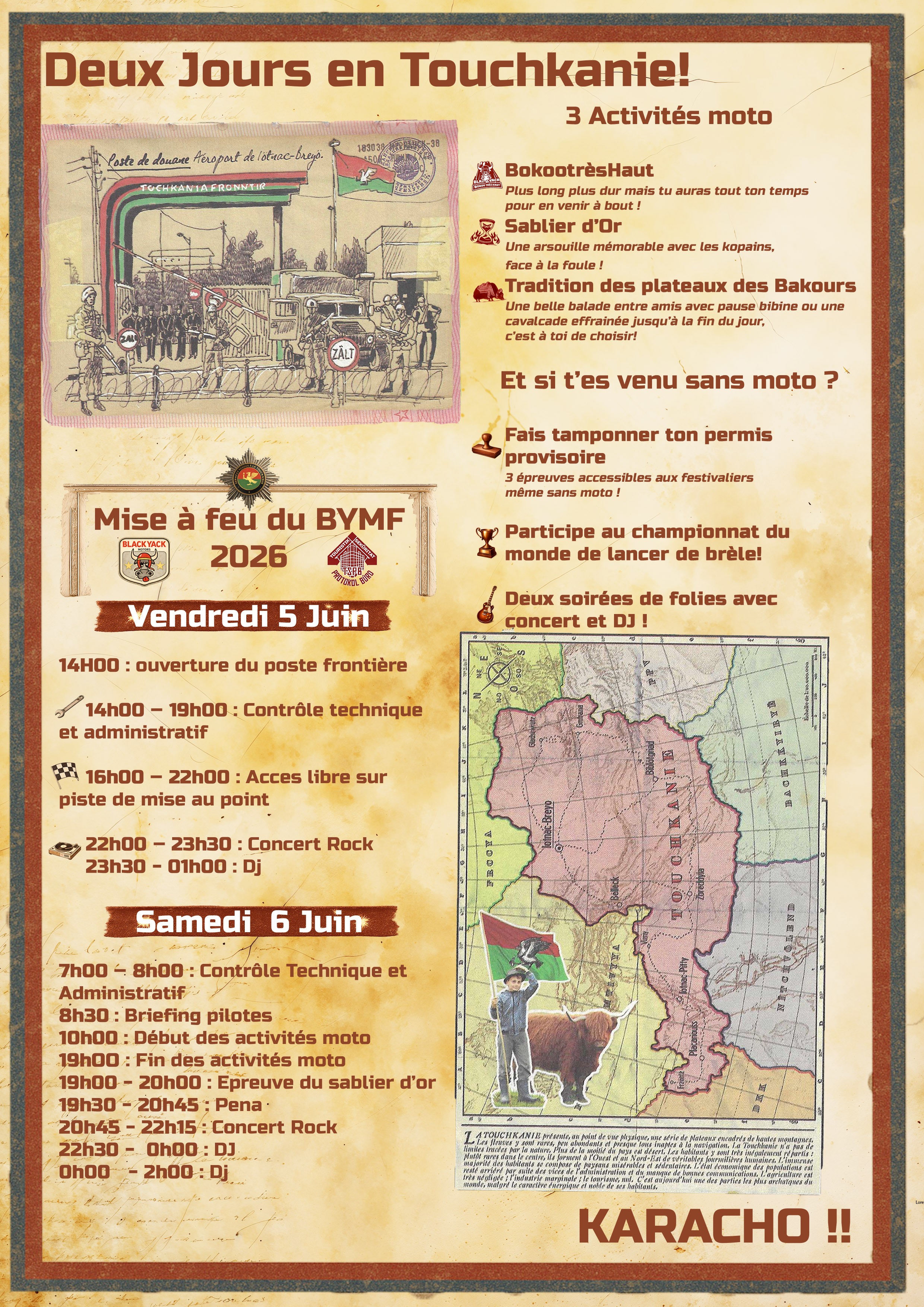 Programme du BLACK-YACK Motors Festival 2026