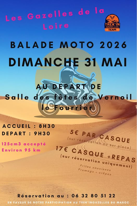Balade Moto des Gazelles de la Loire