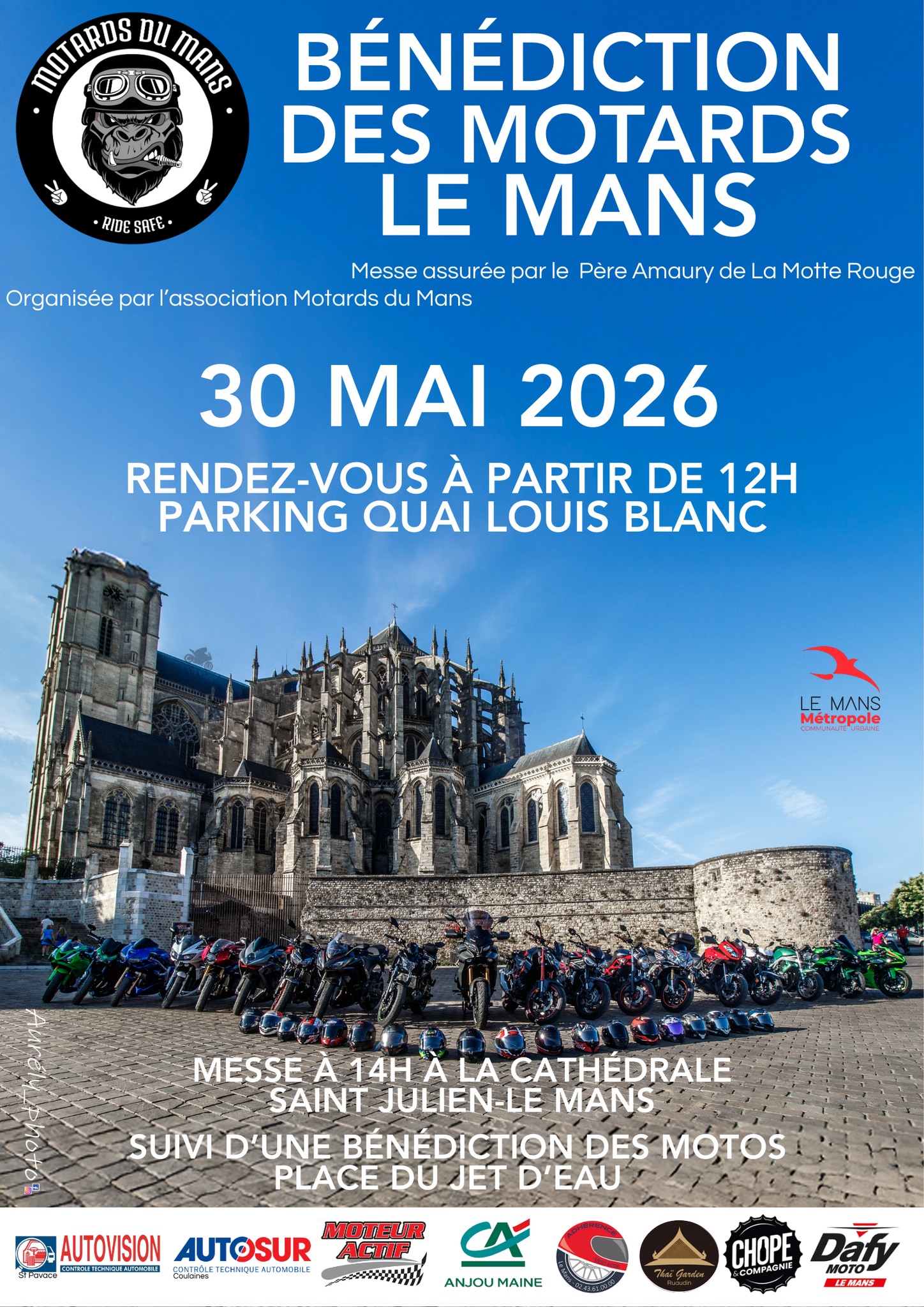 Bénédiction des Motards - Le Mans 2026