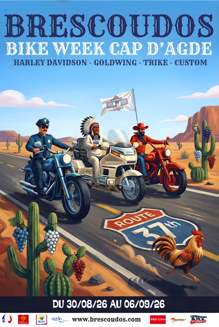 37ème Brescoudos Bike Week à Cap d'Agde (34)