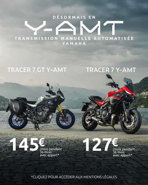 Essayez les TRACER 7 Y-AMT & TRACER 7 GT Y-AMT chez votre concessionnaire Yamaha