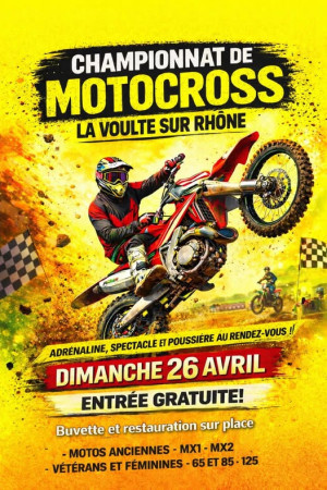 Championnat de Motocross à La Voulte sur Rhône