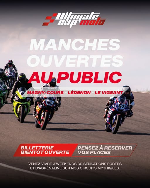 L’Ultimate Cup Moto 2026 ouvre ses portes au public