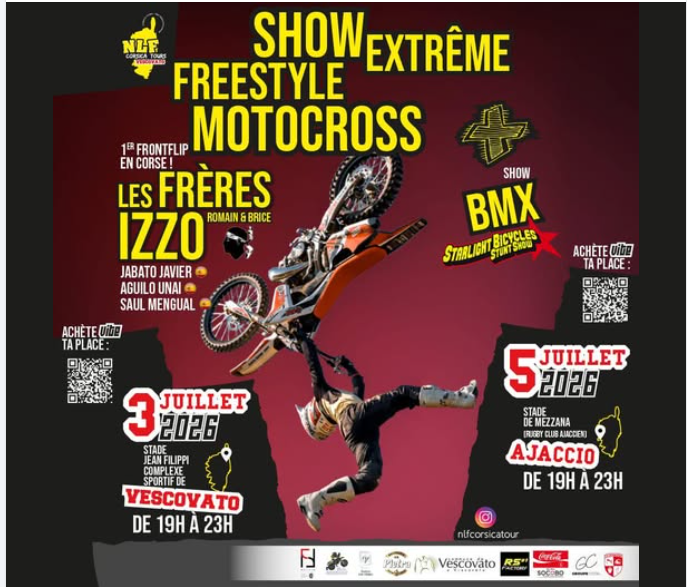 Show Extrème Free Style MOTO CROSS Programme